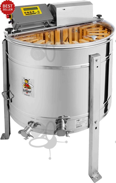 Honey extractor is a piece of equipment used by beekeepers